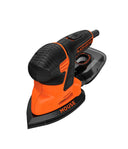 LIJADORA DETALLE MOUSE BLACK&DECKER KA2000  - 120 W CON 3 HOJAS DE LIJA, 2 DETALLES Y BOLSA DE TRANSPORTE